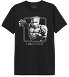 Marvel « Guardians of The Galaxy - Strong Groot » MEGUGAMTS160 T-Shirt Homme, Noir, Taille M