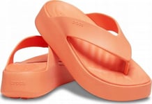 Crocs Crocs Gataway Platform Flip 209410-84F Pomarańczowe 39/40