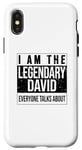 iPhone X/XS I am the legendary shirt, gift idea for David Case