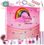 Kreativekraft Girls Beauty Advent Calendar 2024 - Peel off Nail Polish Makeup N