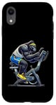 iPhone XR Gorilla on Exercise Bike Gym Fitness Workout Training Case