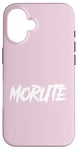 Coque pour iPhone 16 Morute Aesthetic Poupée effrayante + Mignon Horreur Goth Dents