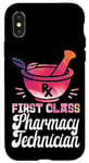 iPhone X/XS Pharmacy Tech Technician Pharmacist Student First Class Case