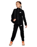 NIKE K NSW Tracksuit Poly FZ HBR, Black/Black/White, S