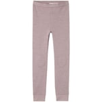 Name It Nkfwuppo leggings i ull/bomull til barn, Purple Dove