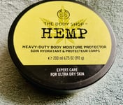 The Body Shop Hemp Heavy Duty Body Moisture Protector Butter 200ml Discontinued