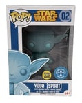 Star Wars Yoda Holographic Glow Spirit Exclusive Funko Pop Vinyl & Protector