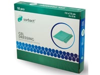 SORBACT Sorbact gel 7,5x7,5cm, fp om 10 st