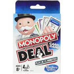 REMAKE Hasbro Monopoly Deal Blå Box Engelsk Version Kortspel Familjeskoj Underhållning Brädspel Roliga Pokerkort Leksaker för Barn Ljusgrå