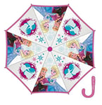 Arditex - 008864 - Parapluie avec Ouverture Manuel - en Vinyle - Licence Frozen - La Reine des Neiges - 8 Bâtonnets - 46 Cm