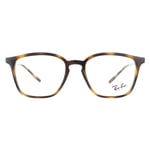 Ray-Ban Unisex Glasses Frames RX7185 2012 Havana Men Women - Brown - One Size