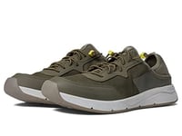 Clarks Homme Davis Low Basket, Olive Combi, 42 EU