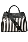 Guess Luxe Femmes Sac Shopping " Bags Sacoche Eve " Noir/Blanc #GU616