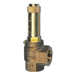 RIEGLER 117639-222.04-11.0 Valve de sécurité d'angle à vapeur de selle G 3/4, pression de contact 11 bar, 1 pièce