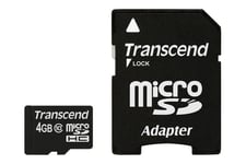 Transcend Premium - flashhukommelseskort - 4 GB - microSDHC