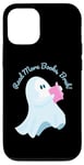 Coque pour iPhone 13 Lire plus de livres Bruh Cute Ghost Reading Book Halloween