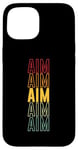 Coque pour iPhone 15 Objectif arc-en-ciel