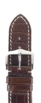 Hirsch Strap Viscount Alligator Brown Large 22mm