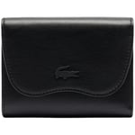 Portefeuille Lacoste  Portefeuille  femme Ref 64007 000 Noir 12*9.5*3 cm