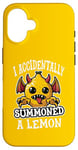 iPhone 16 I Accidentally Summoned a Lemon Funny Meme Case