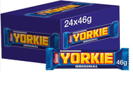 Yorkie Milk Chocolate Bars, 24 x 46 g FREE & FAST SHIPPING UK