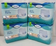 72 Tena Proskin Incontinence Pants Normal Large 100-135cm 4 Packs of 18 FeelDry