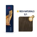 Wella Koleston Perfect Me+ - Rich Naturals, 5/1 Light Brown Ash hiusväri , 60 ml