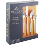 Viners Twist 18 10 Stainless Steel 16 Piece Cutlery Set Giftbox For 4 Settings