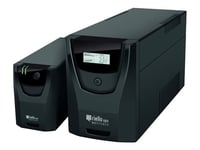 Riello UPS Net Power NPW 1000 - Onduleur - CA 220/230/240 V - 600 Watt - 1000 VA - RS-232, USB - connecteurs de sortie : 4 - noir