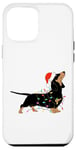 Coque pour iPhone 12 Pro Max Ho Ho Ho Teckel