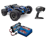 Traxxas 67097-4 Rustler 4x4 Vxl Ultimate 1/10 Rtr Tqi Tsm + TRX-2S Jeu Bleu