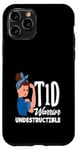 Coque pour iPhone 11 Pro Sensibilisation au diabète de type 1 Guerrier T1D indestructible