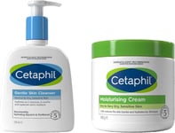 Cetaphil Hydrating Gentle Skin Cleanser 236Ml + Body Moisturising Cream 450G Ski