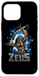 iPhone 16 Pro Max Zeus Ancient Greek Mythology God of Lighting and Thunder Case