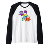 The Simpsons Bart Simpson Bartman Super Hero Sound Effects Manche Raglan