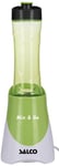 SALCO SM-14 Mix and Go Smoothie Maker Blender avec 2 gourdes Vert/blanc 300 ml et 600 ml