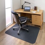 (Deep Gray)Gaming Chair Mat PVC Self Adhesive Waterproof Anti Slip Floor