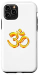 Coque pour iPhone 11 Pro Symbole Ohm doré