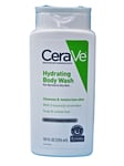 CeraVe Hydrating Body Wash 296 ml –Gentle Foaming Formula for Normal to Dry Skin