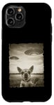 Coque pour iPhone 11 Pro Chihuahua Chien Selfie Vieux Téléphone Photo Drôle Observation OVNI