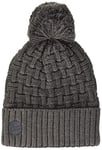 Buff Unisex's AIRON Knitted & Polar Hat Kids, grey, One Size