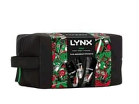 New LYNX Africa Washbag Trifecta Body Spray, Body Wash, & Deodorant Gift Set