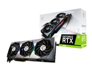 MSI RTX 3080 SUPRIM X 12G LHR grafikkort NVIDIA GeForce RTX 3080 12 GB GDDR6X