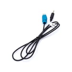 Câble adaptateur aux pour radio de voiture (120 cm) remplacement pour Alpine KCE-236B - Vhbw