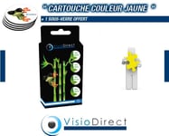 Cartouche d'encre Jaune CLI-551Y générique compatible 551Y pour CANON Pixma MG5550 695 pages Certifié ISO 9001 ISO 14001 - Visiodirect -