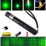 Top Laser 303 200 mW pointeur Laser vert longueur focale réglable et avec Star Filter Pattern avec 4000 mah 18650 batterie +  T0315