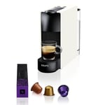 NESPRESSO KRUPS Essenza Mini Machine à café capsules Espresso, Réservoir 0.6 L, Pré-chauffage rapide, Blanc YY2912FD