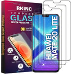 RKINC Verre Trempé [Lot de 3] pour Huawei Mate 20 Lite, Honor Play, Film Protection écran, Dureté 9H 0,33 mm HD Glass [sans Bulles d'air][Résistant aux rayures][Garantie à vie]