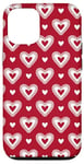 Coque pour iPhone 12/12 Pro Coeurs rouges Valentine Modèle mignon de Saint Valentin