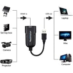 Carte d'acquisition vidéo HDMI vers USB 2.0 UVC HD 1080P,appareil pour caméscope DVD,caméra HD,enregistrement de jeux en direct